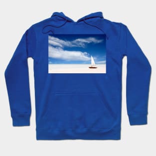 A boat on the beach Hoodie